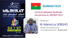 The Minister of Infrastructure and Opening up at the head of the Burkinabè delegation